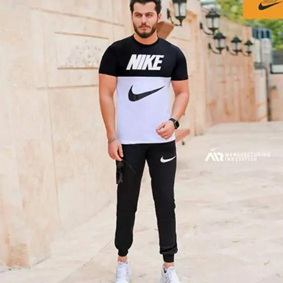 ست تیشرت وشلوار Nike مدل Halako (سفید)|باسلام