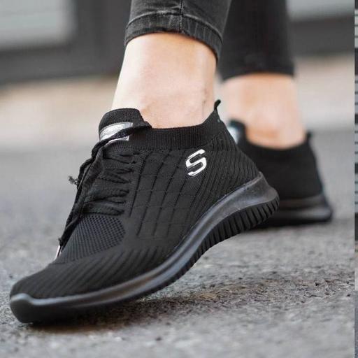 کفش کتونی مردانه مدل اسکیچرز جورابی skechers|درقاب