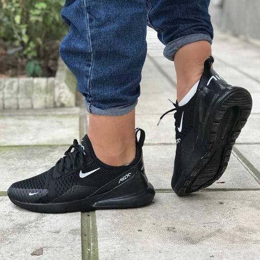 کتونی اسپرت مردانه نایک ایر 270 nike air رنگ مشکی تمام|درقاب