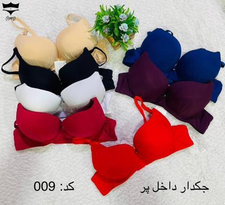 سوتین اسفنجی جکدار چشمی کاپB کد0009👙 بسته 7 تایی|عمده لباس