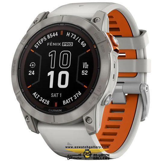 ساعت گارمین Fenix 7X Pro Sapphire Solar Fog Gray|گالری آس