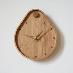 ساعت دیواری چوبی مدل اووکادو