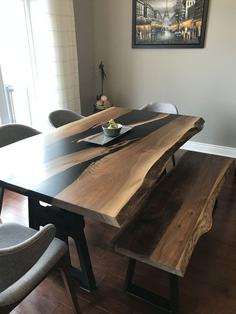 میز ناهارخوری چوبی مدرن و ساده