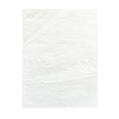 فرش ماشینی مدل شگی تری دی کد 100156 زمینه سفید
