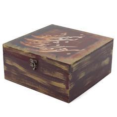 جعبه چوبی مدل سنتی طرح خطاطی