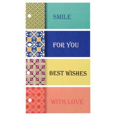 کارت پستال مدل Best Wishes مجموعه 4 عددی
