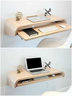 میز کامپیوتر چوبی کوچک