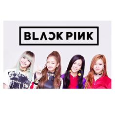 کارت پستال بادکنک آبی طرح بلک پینک مدل black pink1