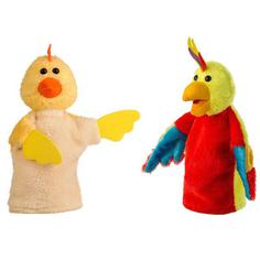 عروسک نمایشی شادی رویان مدل پرندگان کد 4 مجموعه 2 عددی 