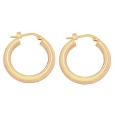 گوشواره طلا 18 عیار زنانه طلای مستجابی مدل حلقه ای آینه ای کد 19