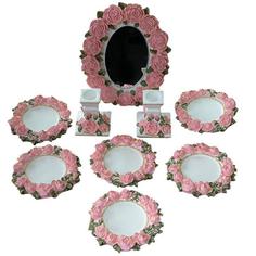 مجموعه ظروف هفت سین 9 پارچه مدل شکوفه jd