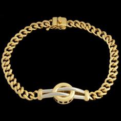 دستبند طلا 18 عیار زنانه طلای مستجابی مدل اسپرلوس کد 6751