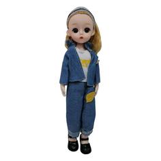 عروسک مدل دختر چشم تیله ای کد 625-30 ارتفاع 29 سانتی متر