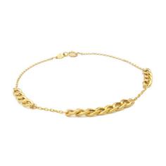 دستبند طلا 18 عیار زنانه کاپانی کد KB012