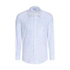 پیراهن آستین بلند مردانه ال سی من مدل 02181291-blue 176