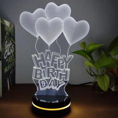 چراغ خواب مدل تبریک تولد
