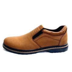 کفش مردانه مدل البرز کد P.a.t رنگ عسلی