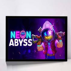 تابلو مدل neon abyss کد F-14024