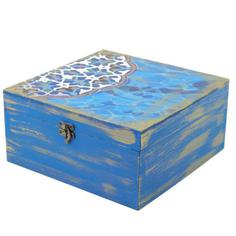 جعبه چوبی مدل سنتی طرح کاشی