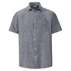 پیراهن آستین کوتاه مردانه لیورجی مدل لینن کد Linn2022Gr رنگ طوسی