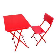 ست میز تحریر و صندلی میزیمو مدل باکسدار تاشو کد 157