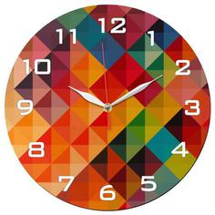 ساعت دیواری طرح رنگارنگ مدل 1108
