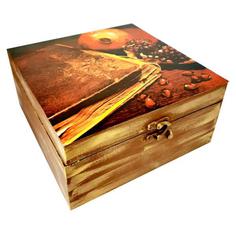 جعبه هدیه چوبی مدل شب یلدا کد WBY04