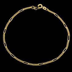 پابند طلا زنانه طلای مستجابی مدل فیگارو کد 67153