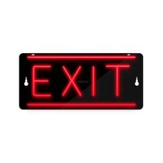 چراغ دیواری نئون دیزاین طرح Exit-BL_RD