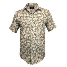 پیراهن آستین کوتاه مردانه مدل هاوایی کد H-Gr
