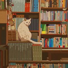 کاشی  طرح گربه در کتابخانه  کد 5145295