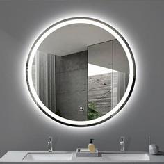 آینه لمسی قطر 60 بک لایت - آفتابی ا Touch mirror
