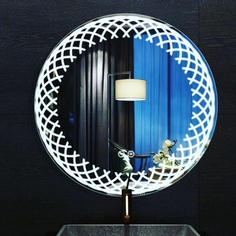 آینه لمسی قطر 70 طرح کارن - آفتابی ا Touch mirror