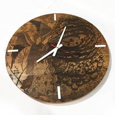 ساعت دیواری چوبی گالری چارگوش مدل cw09 دایره ا CHE WOODEN CLOCK CW09
