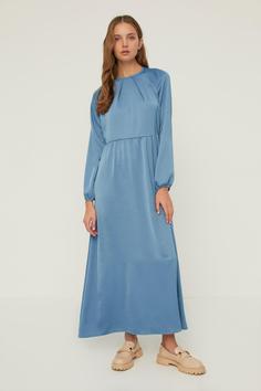 لباس مجلسی زنانه آبی   برند ترندیول میلا