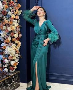 لباس مجلسی و شب ماکسی مدل گلوریا - مشکی / سایز(4)48-50 ا Dress and long night