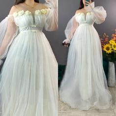لباس مجلسی و شب ماکسی مدل غزاله - زرشکی / سایز(4)48-50 ا Dress and long night