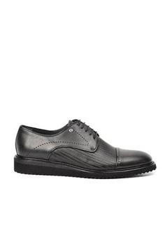 خرید اینترنتی کفش رسمی مردانه سیاه پیر کاردین 22YEPİERAYKB009 ا 1163422 Ayakkabı