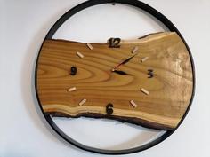 ساعت چوبی (دیواری)