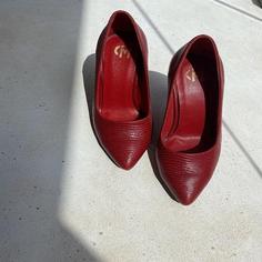 کفش مجلسی ایگوانا قرمز کد 8709