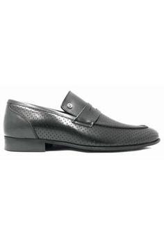 خرید اینترنتی کفش رسمی مردانه سیاه پیر کاردین 10000311 ا 120531 Siyah 38-40 Neolit Taban Erkek Ayakkabı