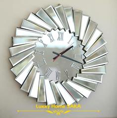 ساعت آینه ای مدل چرخشی ا Rotating model mirror clock