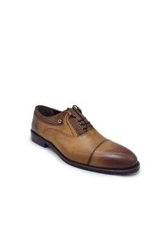 کفش رسمی مردانه قهوه ای برند pierre cardin 3710923-1803 ا 3710923-1 Exclusıve Taba Erkek Ayk