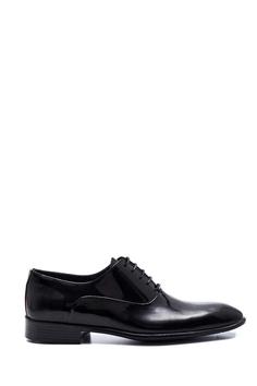 کفش رسمی مردانه سیاه برند derimod 5638405841 ا Siyah Erkek Deri Rugan Klasik Ayakkabı