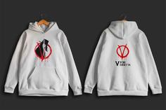 هودی طرح فیلم وی فور وِندتا - L ا v for vendetta hoodie