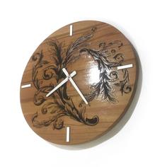 ساعت دیواری چوبی گالری چارگوش مدل cw01 دایره ا CHE WOODEN CLOCK CW01