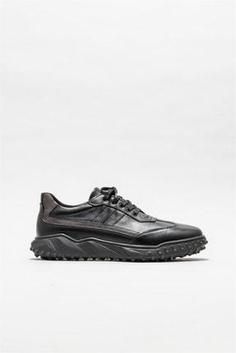 خرید اینترنتی کفش رسمی مردانه سیاه اله WERTER ا Siyah Deri Erkek Günlük Ayakkabı