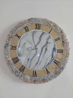 ساعت دیواری طرح کریستال ا Crystal design wall clock