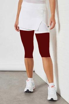 دامن کوتاه زنانه تنیس همراه کشاله بند سفید برند Nike