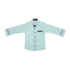 پیراهن پسرانه تن زین طرح جیب نما مدل 20137 رنگ آبی